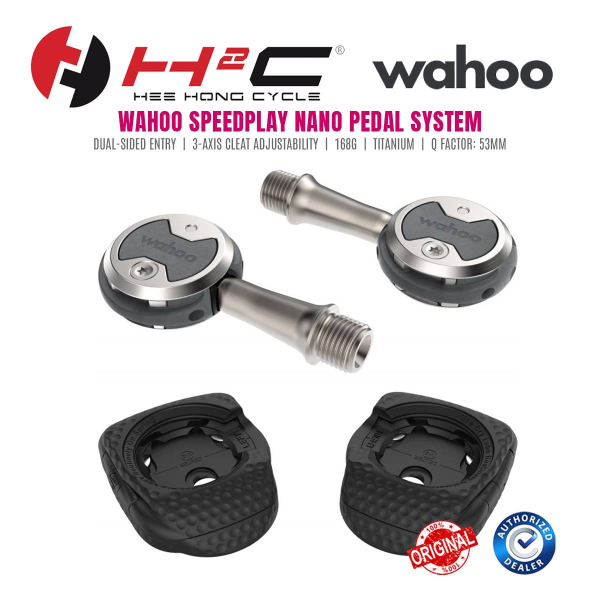 Wahoo Speedplay NANO Pedal System
